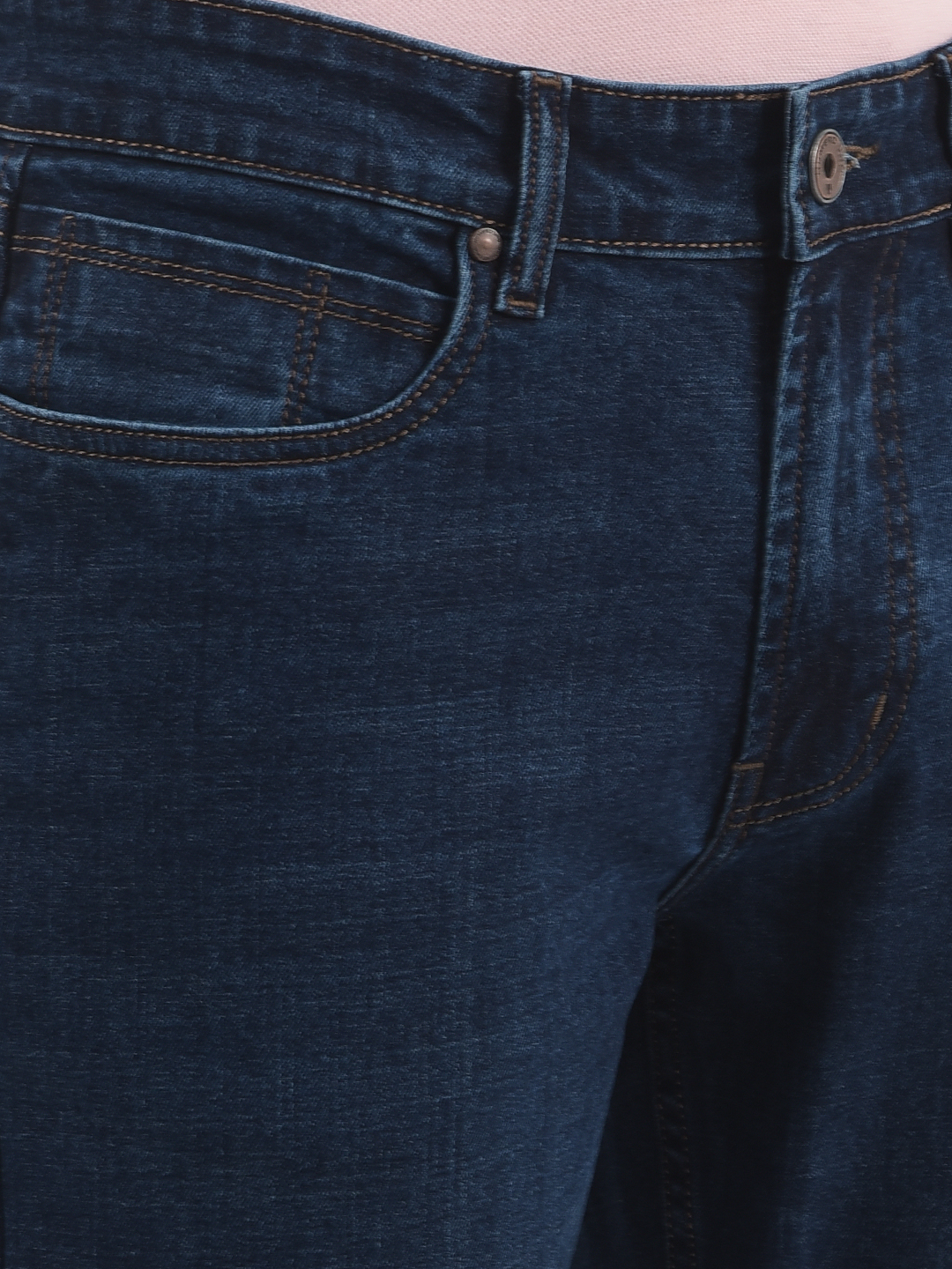 Numero Uno Men Solid Dark Blue Jeans